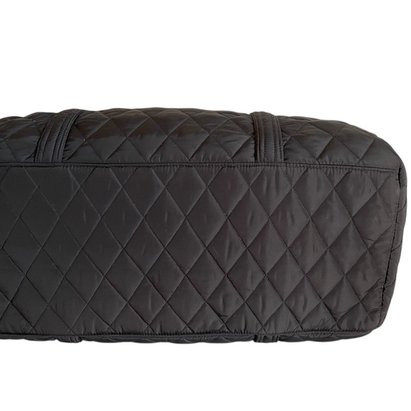 Vera Bradley Black Quilted Duffel Bag - Picture 5 of 6